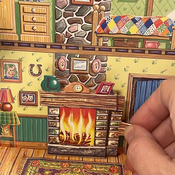 Portico The Three Little Pigs, Stories to Read and Play by Fairy Tale World 1997 - Picture 16 of 16